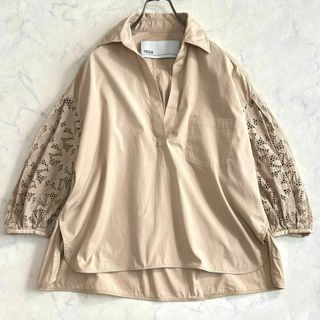 TICCA - ほぼ未使用✨️22SS ティッカ リネンノーカラーシャツ TICCA - ほぼ未使用✨️22SS ティッカ リネンノーカラーシャツ