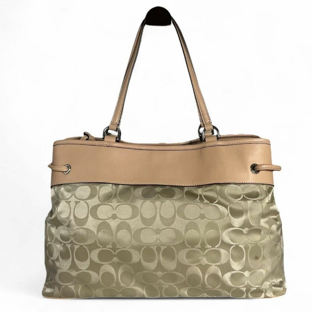 COACH - 美品 COACH コーチ トートバッグ シグネチャー レザー COACH - 美品 COACH コーチ トートバッグ シグネチャー レザー