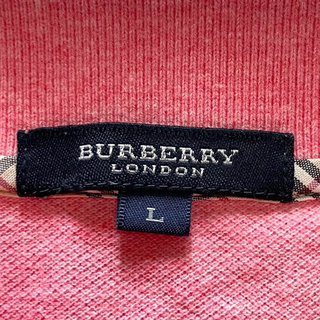 BURBERRY - BURBERRY LONDON ポロシャツ ノバチェック ホース BURBERRY - BURBERRY LONDON ポロシャツ ノバチェック ホース