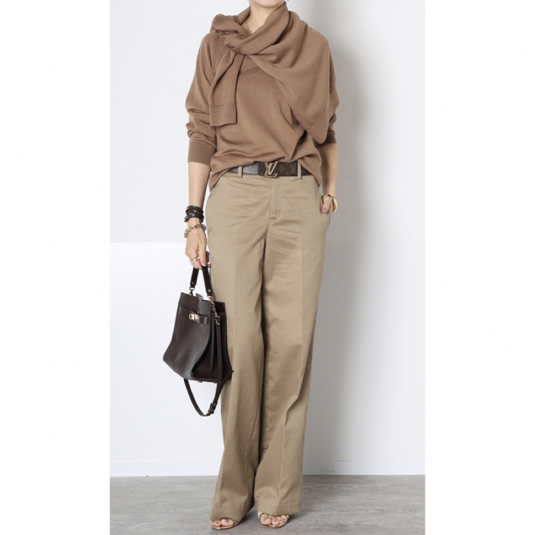 DEUXIEME CLASSE - MUSE de Deuxieme Classe Wide chino パンツ DEUXIEME CLASSE - MUSE de Deuxieme Classe Wide chino パンツ