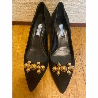 PRADA - プラダ パンプス ラウンドトゥ チャンキーヒール PRADA - プラダ パンプス ラウンドトゥ チャンキーヒール