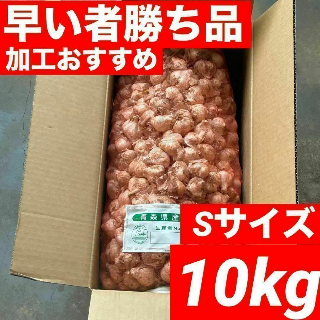 早い者勝ち品】青森県産 にんにく 10kg S 福地ホワイト 加工 早い者勝ち品】青森県産 にんにく 10kg S 福地ホワイト 加工