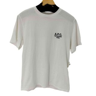 A.P.C - A.P.C.(アーペーセー) S/S フロントロゴ刺繍クルー A.P.C - A.P.C.(アーペーセー) S/S フロントロゴ刺繍クルー