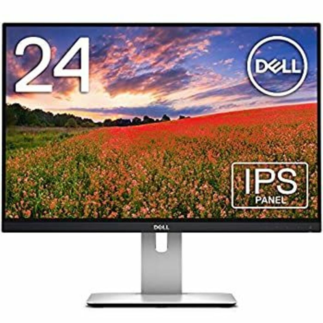 Dell モニター 24インチ U2415(3年間無輝点交換保証/sRGB 99%/広視野角/フレームレス/WUXGA/IPS非光沢/フリッカーフリー/DP,mDP,HDMIx2/高さ調整 スマホ/家電/カメラのPC/タブレット(ディスプレイ)の商品写真