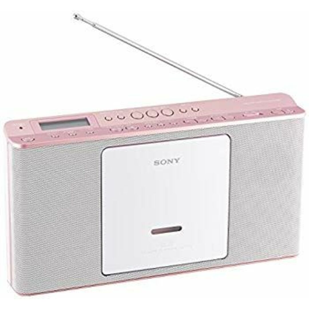 ソニー SONY CDラジオ ZS-E80 : FM/AM/ワイドFM対応 語学学習用機能搭載 ピンク ZS-E80 P qqffhab スマホ/家電/カメラのオーディオ機器(ラジオ)の商品写真