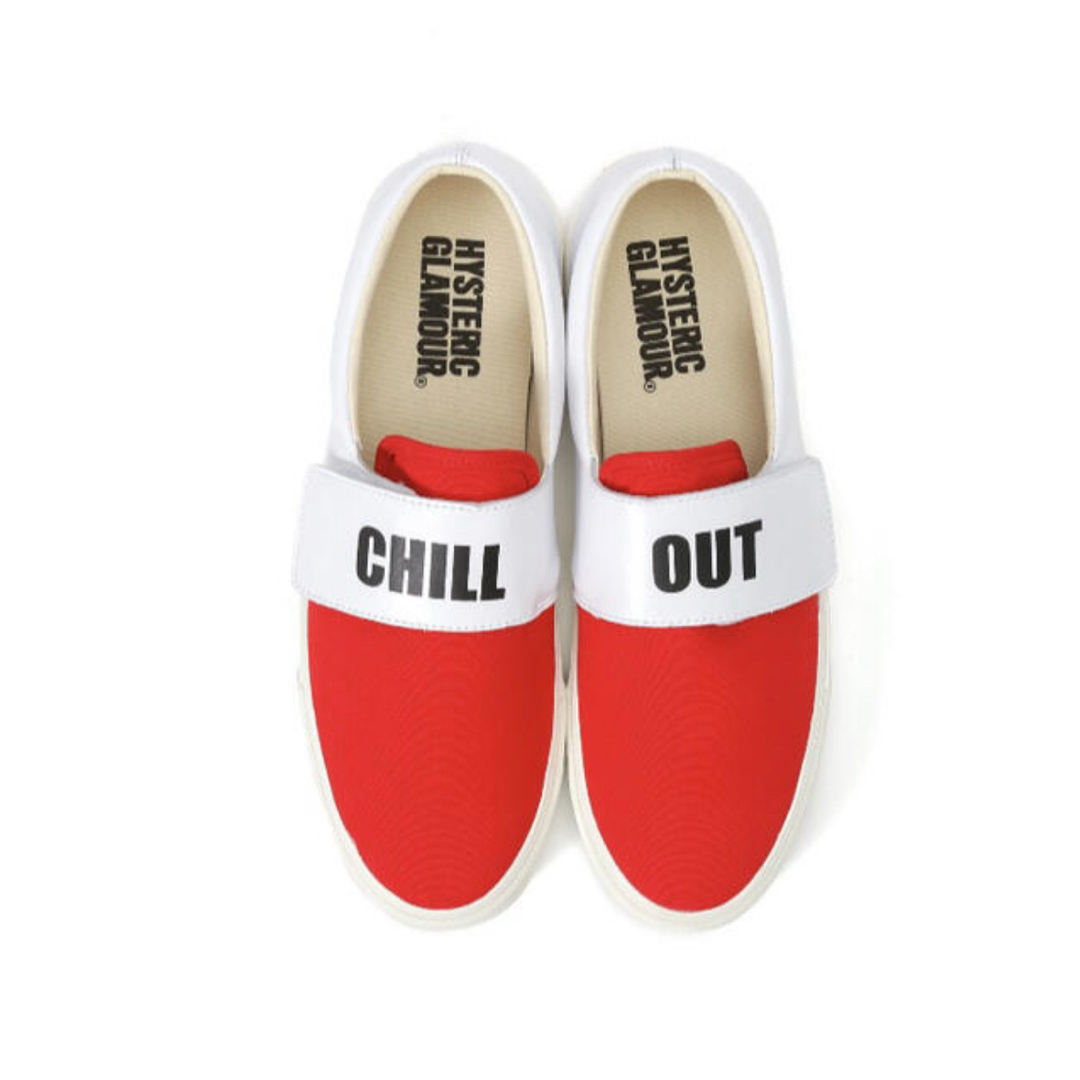HYSTERIC GLAMOUR - ヒステリックグラマー CHILL OUT スリッポン HYSTERIC GLAMOUR - ヒステリックグラマー CHILL OUT スリッポン