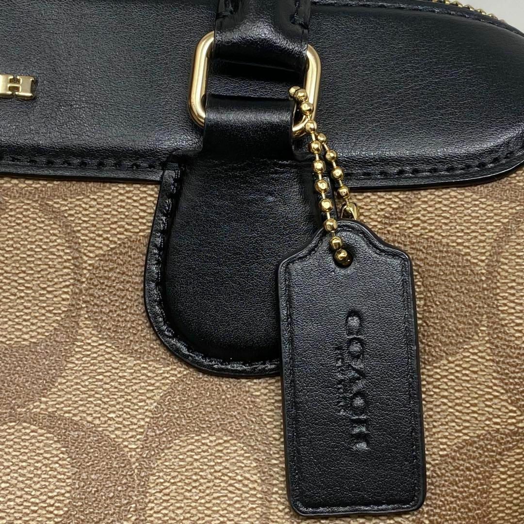 COACH - COACH コーチ バッグ ミニボストン シグネチャー COACH - COACH コーチ バッグ ミニボストン シグネチャー