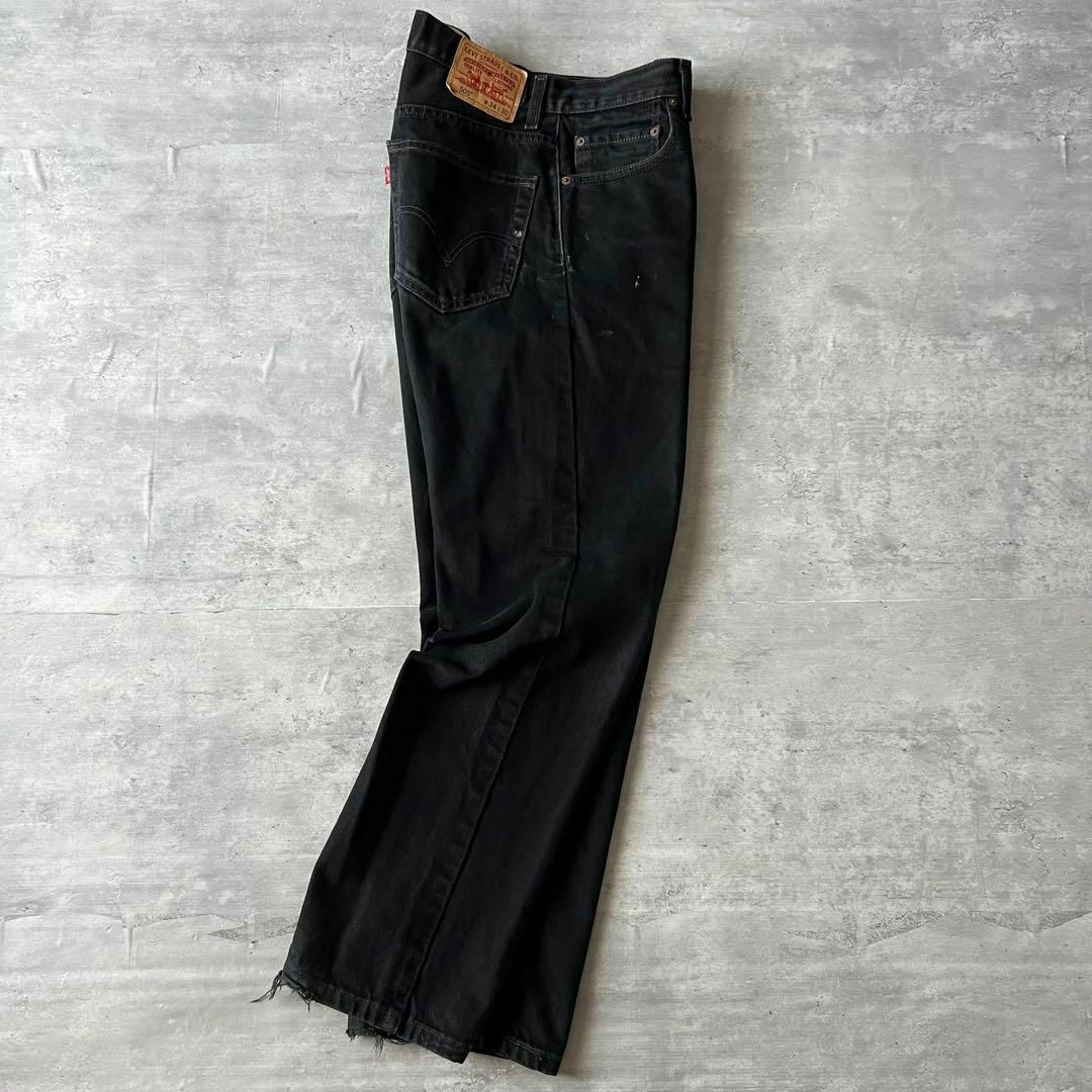 Levi's - 【後染めブラックデニム、バギーパンツ】Levi's古着 Levi's - 【後染めブラックデニム、バギーパンツ】Levi's古着