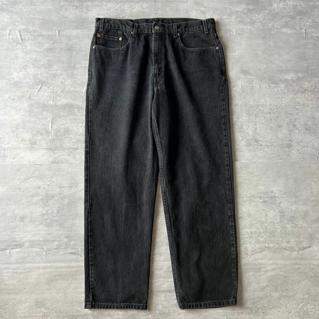 Levi's - 【後染めブラックデニム、ワイドシルエット】Levi's550 Levi's - 【後染めブラックデニム、ワイドシルエット】Levi's550