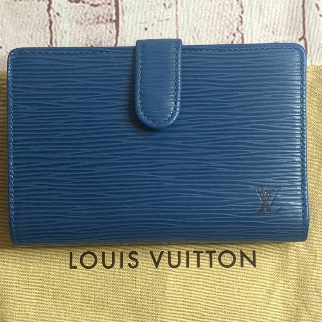 LOUIS VUITTON - 【超極美品】ルイヴィトン 二つ折財布 エピ LOUIS VUITTON - 【超極美品】ルイヴィトン 二つ折財布 エピ