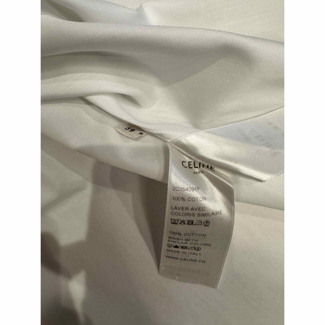 CELINE - CELINE Classic Shirt / Cotton Poplin 白の通販 by CELINE - CELINE Classic Shirt / Cotton Poplin 白の通販 by
