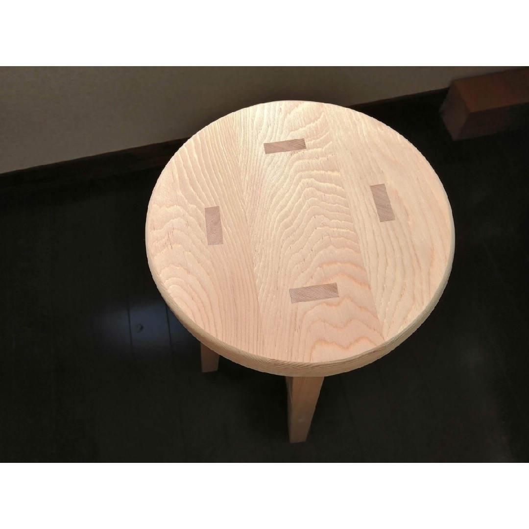 ほぞ組】木製スツール 高さ35cm 丸椅子 stool 花瓶台の通販 by ほぞ組】木製スツール 高さ35cm 丸椅子 stool 花瓶台の通販 by