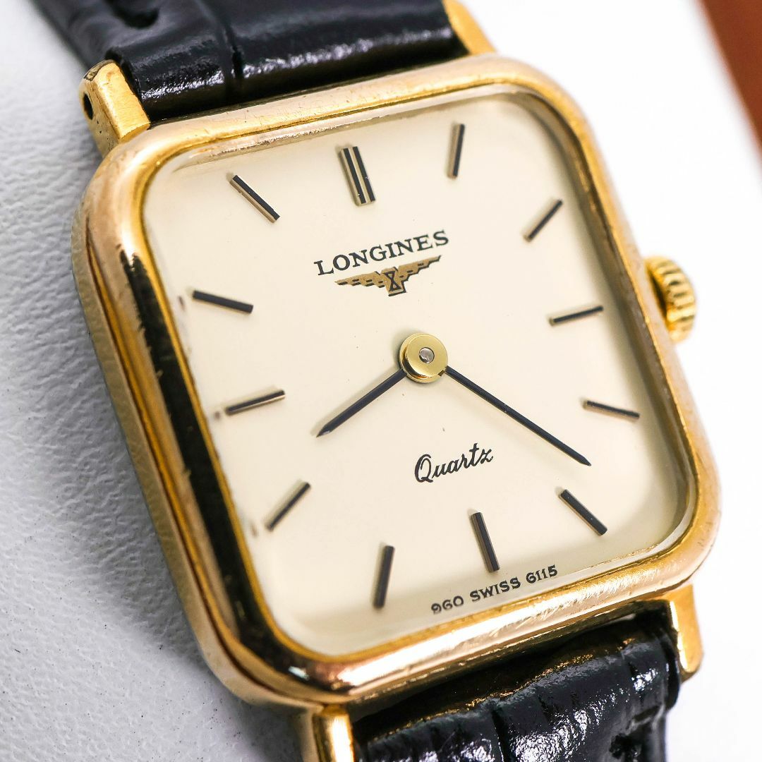 LONGINES - 稼働 LONGINES 腕時計 スクエア ヴィンテージ LONGINES - 稼働 LONGINES 腕時計 スクエア ヴィンテージ