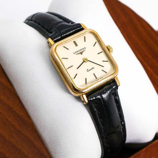 LONGINES - 稼働 LONGINES 腕時計 スクエア ヴィンテージ LONGINES - 稼働 LONGINES 腕時計 スクエア ヴィンテージ