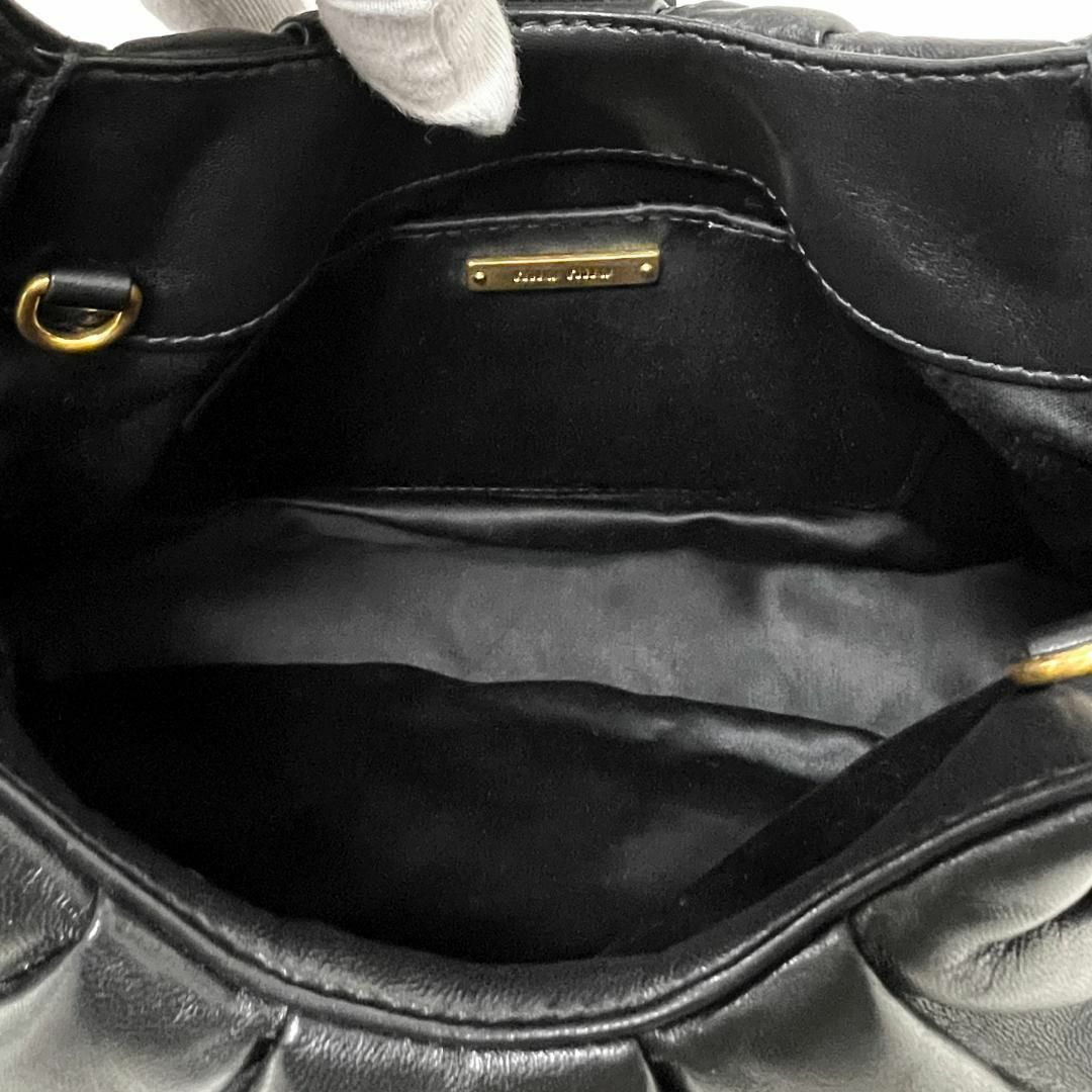 MIU MIU - 極美品 ミュウミュウ バッグ ナッパレザー マテラッセ MIU MIU - 極美品 ミュウミュウ バッグ ナッパレザー マテラッセ