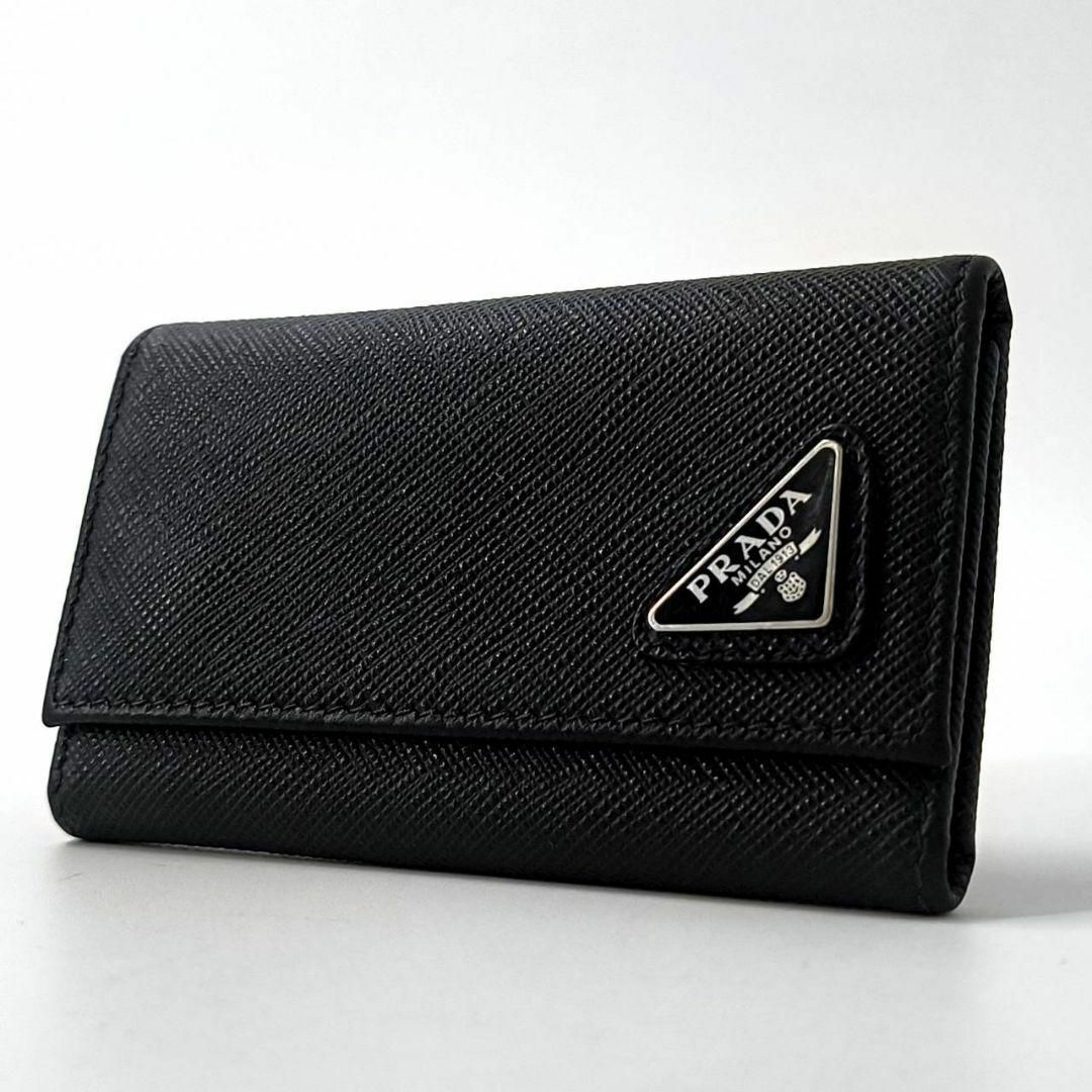 PRADA - 現行モデル 定価8万 希少✨️ プラダ 6連 キーケース PRADA - 現行モデル 定価8万 希少✨️ プラダ 6連 キーケース