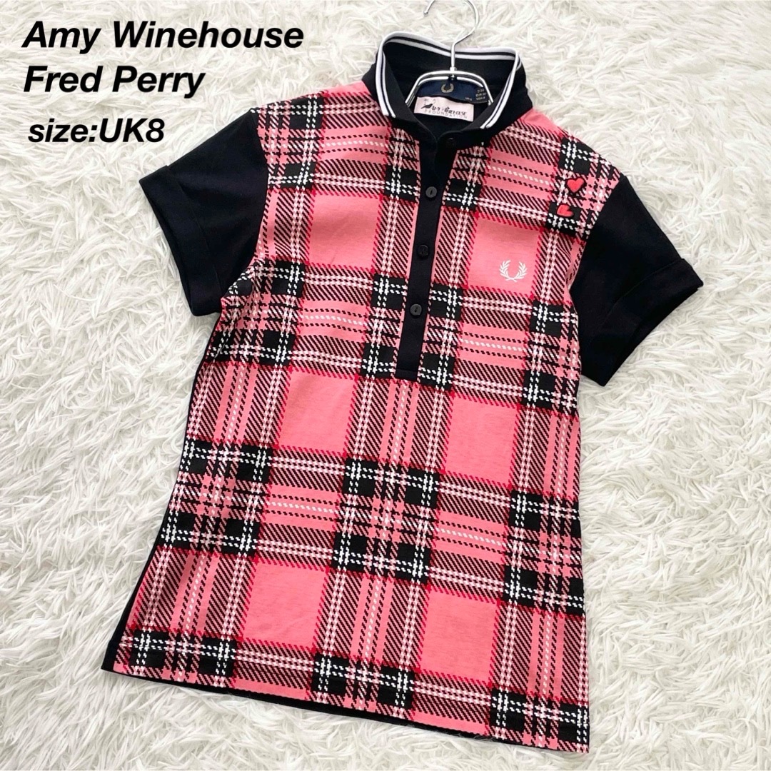 FRED PERRY - Amy Winehouse Fred Perry チェックポロシャツ FRED PERRY - Amy Winehouse Fred Perry チェックポロシャツ
