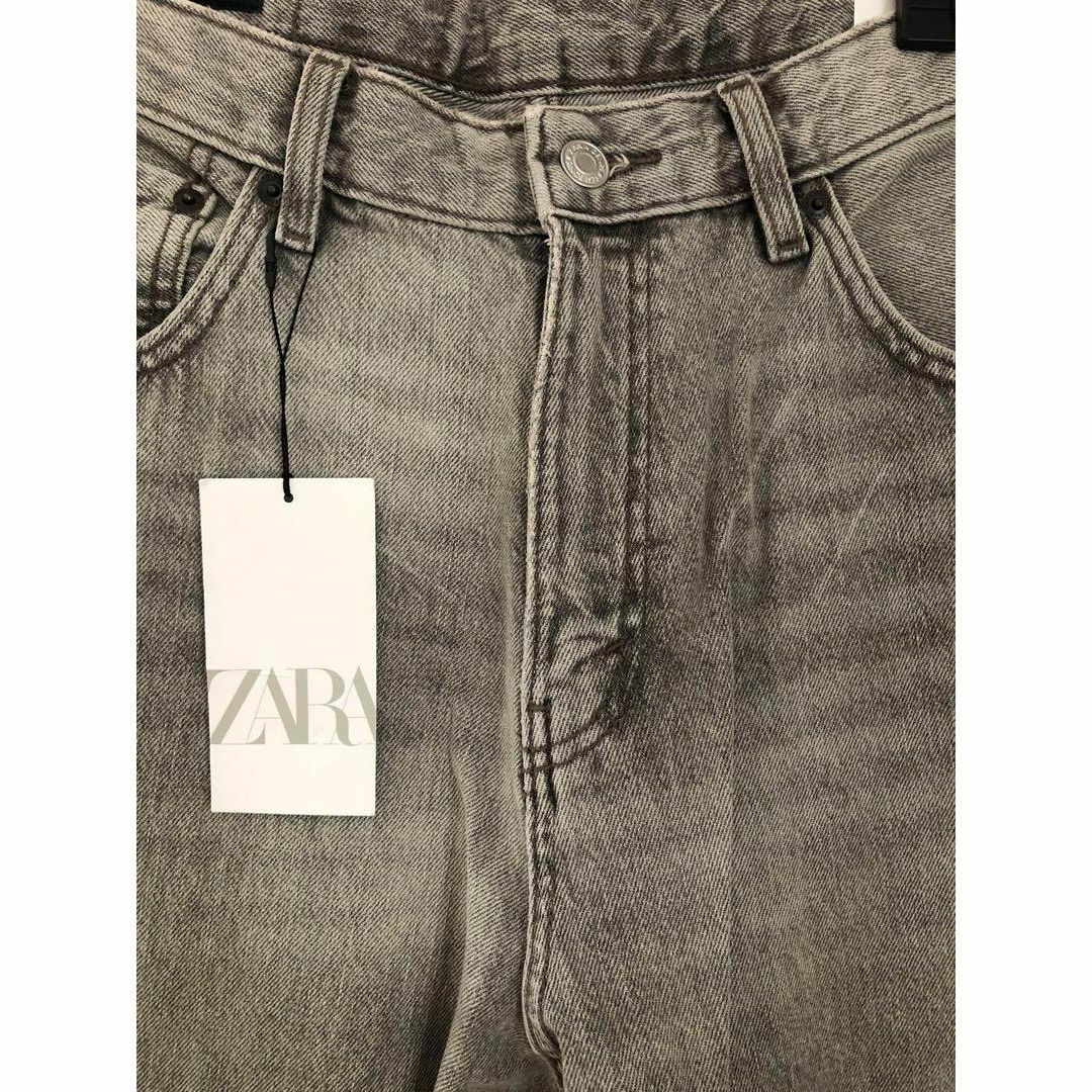 ZARA - ☆新品 ZARA BAGGY FIT バギーデニム ブラックグレー ZARA - ☆新品 ZARA BAGGY FIT バギーデニム ブラックグレー