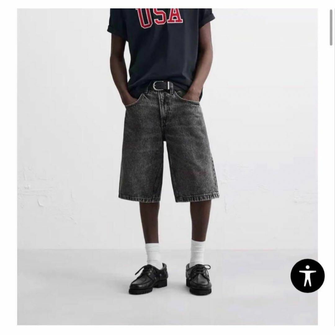 ZARA - ☆新品 ZARA baggy fit バミューダショーツ バギーハーフ ZARA - ☆新品 ZARA baggy fit バミューダショーツ バギーハーフ
