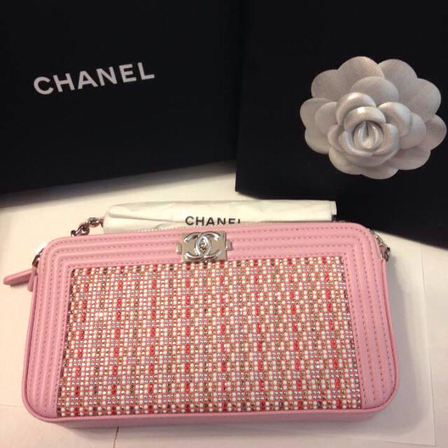 Chanel 新品 未使用 シャネル チェーンウォレット ピンク キラキラ Chanelの通販 By Coco S Shop シャネルならラクマ