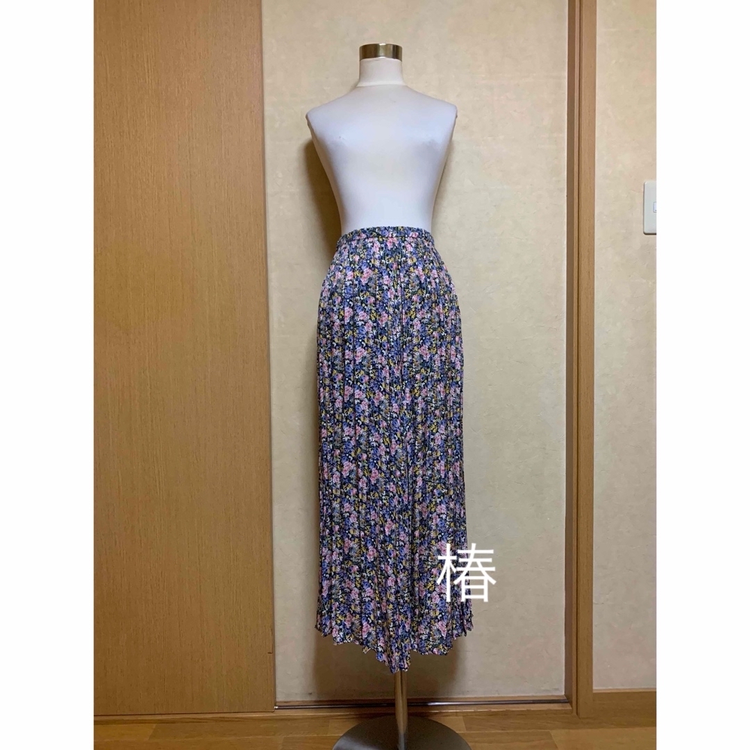 ZARA - 新品 ZARAフラワーロングプリーツスカートの通販 by 椿 ZARA - 新品 ZARAフラワーロングプリーツスカートの通販 by 椿