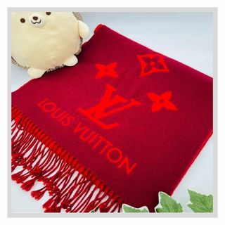 LOUIS VUITTON(マフラー/ショール ・ レッド/赤色系)のフリマ LOUIS VUITTON(マフラー/ショール ・ レッド/赤色系)のフリマ
