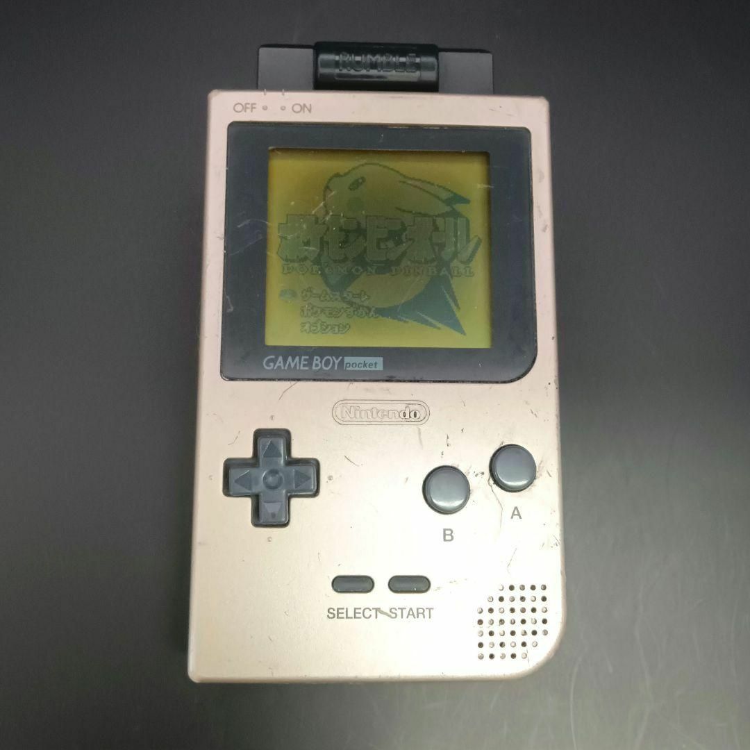 ニンテンドー ゲームボーイポケット 本体 ゴールド 動作品 GBPの ニンテンドー ゲームボーイポケット 本体 ゴールド 動作品 GBPの