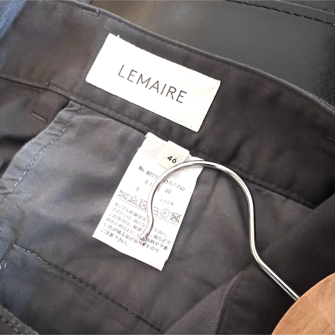 LEMAIRE - 極美品☆LEMAIRE 22SS LARGE PANTS ラージパンツ 46の LEMAIRE - 極美品☆LEMAIRE 22SS LARGE PANTS ラージパンツ 46の