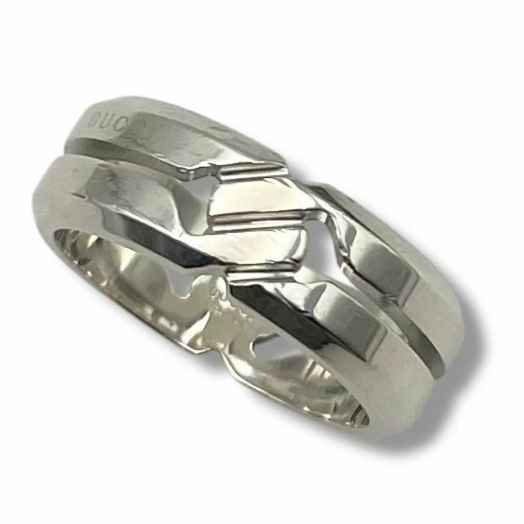 GUCCI - 【鑑定済】GUCCI ノットインフィニティ SV925 リング GUCCI - 【鑑定済】GUCCI ノットインフィニティ SV925 リング