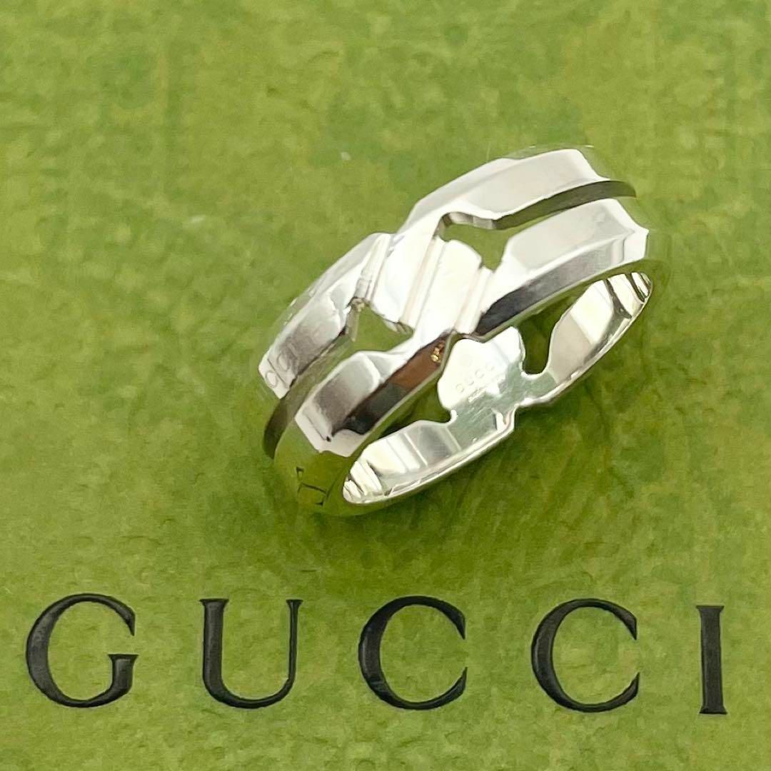 GUCCI - 【鑑定済】GUCCI ノットインフィニティ SV925 リング GUCCI - 【鑑定済】GUCCI ノットインフィニティ SV925 リング