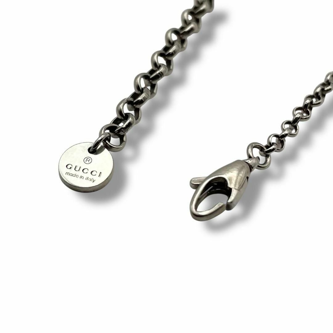 GUCCI - 美品 グッチ ネックレス アラベスク 燻 インター GUCCI - 美品 グッチ ネックレス アラベスク 燻 インター
