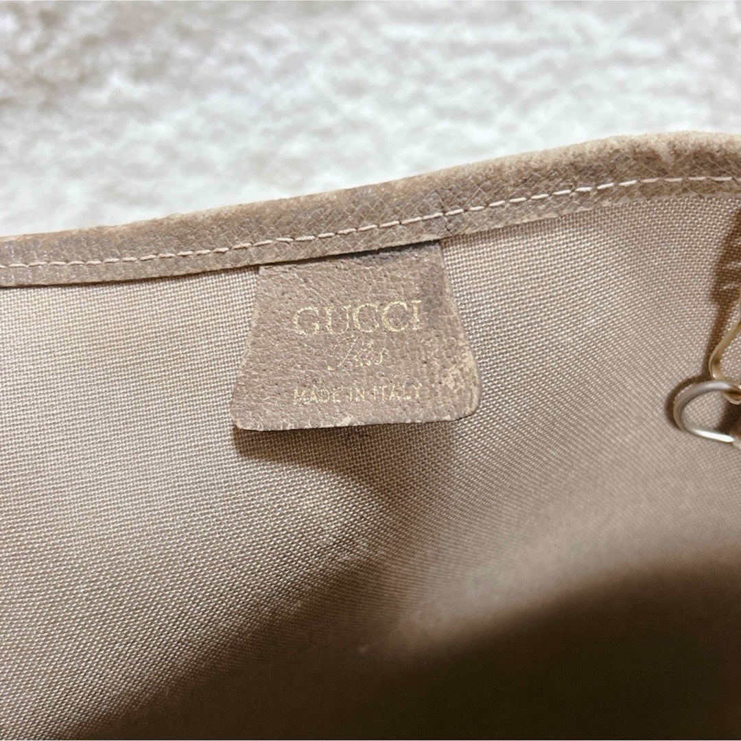 GUCCI - 【希少】GUCCI Plusトートバッグ GG シェリーライン GUCCI - 【希少】GUCCI Plusトートバッグ GG シェリーライン
