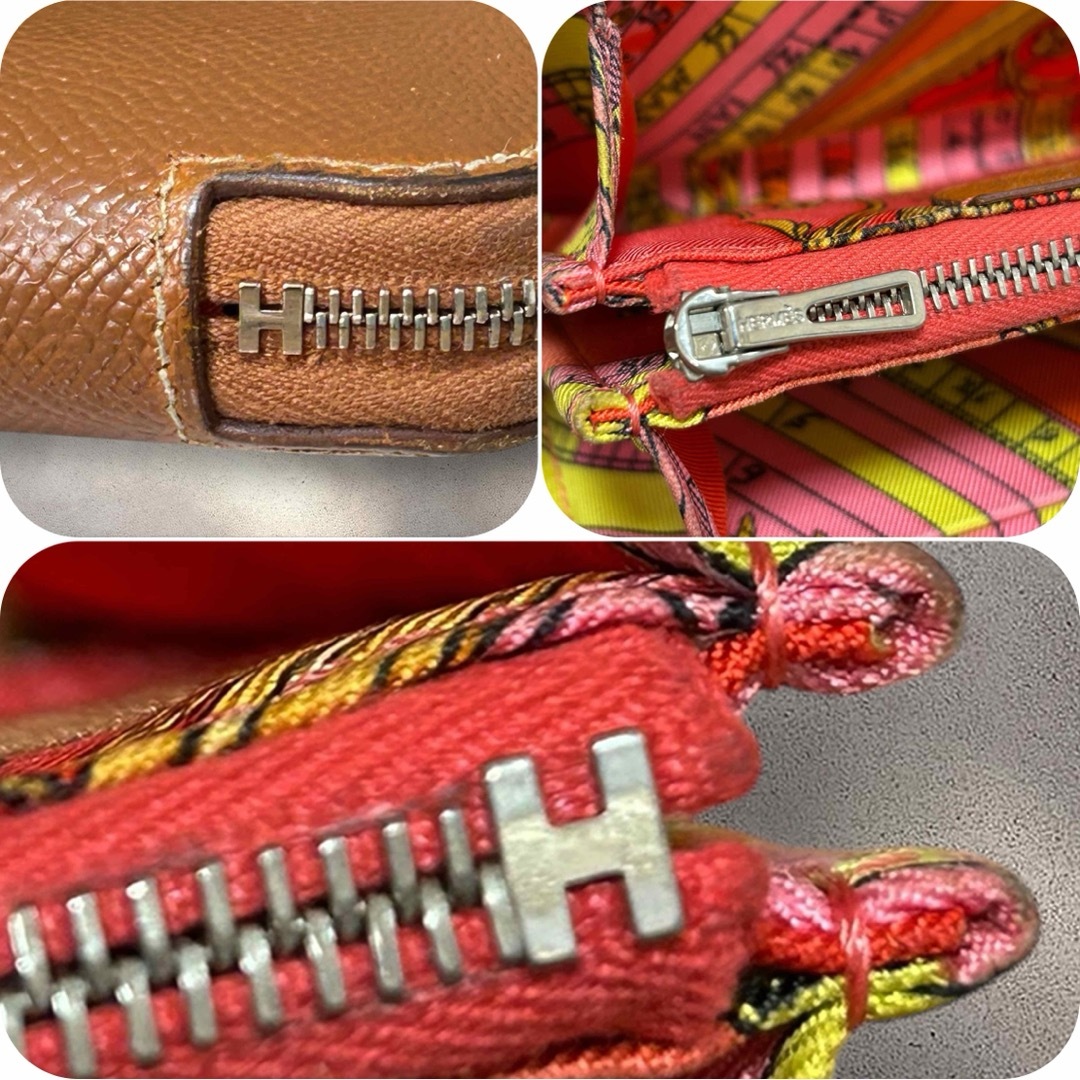 HERMES長財布】2014年☆アザップシルクインヴォーエプソン