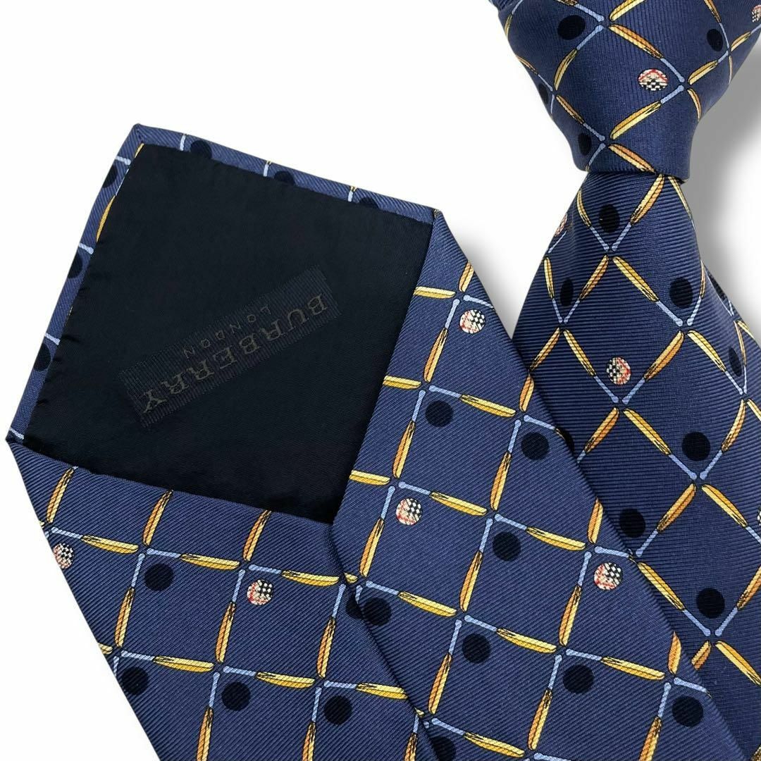 BURBERRY - 美品 バーバリーロンドン ネクタイ ホースロゴ 刺繍 BURBERRY - 美品 バーバリーロンドン ネクタイ ホースロゴ 刺繍