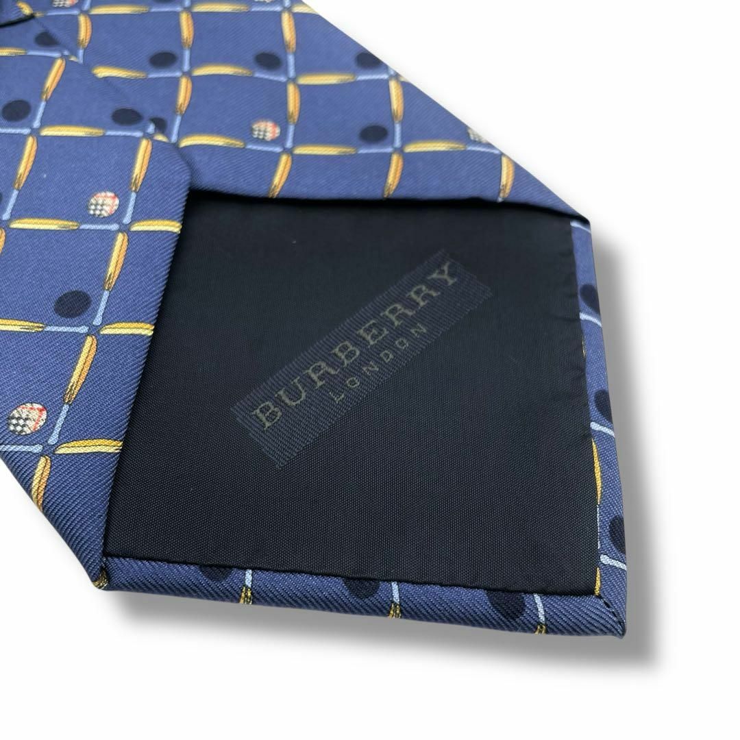 BURBERRY - 美品 バーバリーロンドン ネクタイ ホースロゴ 刺繍 BURBERRY - 美品 バーバリーロンドン ネクタイ ホースロゴ 刺繍