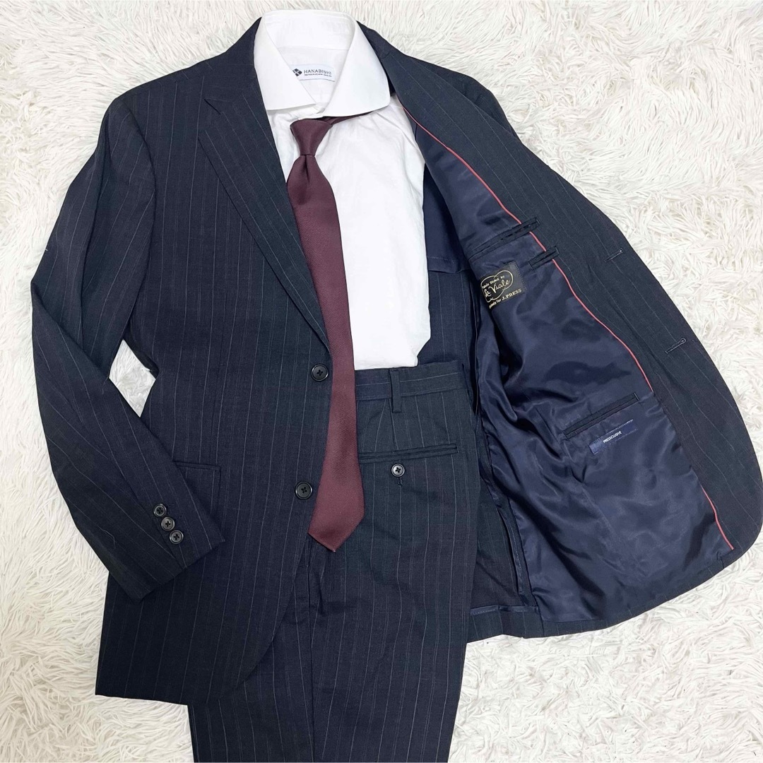 J.PRESS - J.PRESS スーツ セットアップ グレー ストライプ J.PRESS - J.PRESS スーツ セットアップ グレー ストライプ