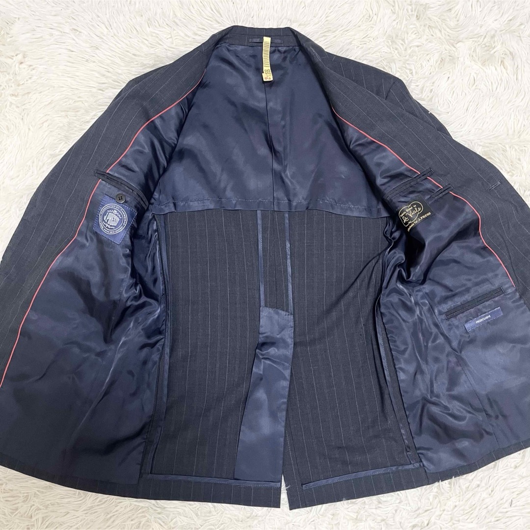 J.PRESS - J.PRESS スーツ セットアップ グレー ストライプ J.PRESS - J.PRESS スーツ セットアップ グレー ストライプ