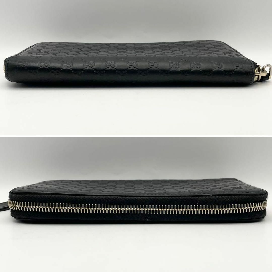 GUCCI - 【美品・鑑定済】グッチ 長財布 マイクロシマ 黒 レザー GUCCI - 【美品・鑑定済】グッチ 長財布 マイクロシマ 黒 レザー