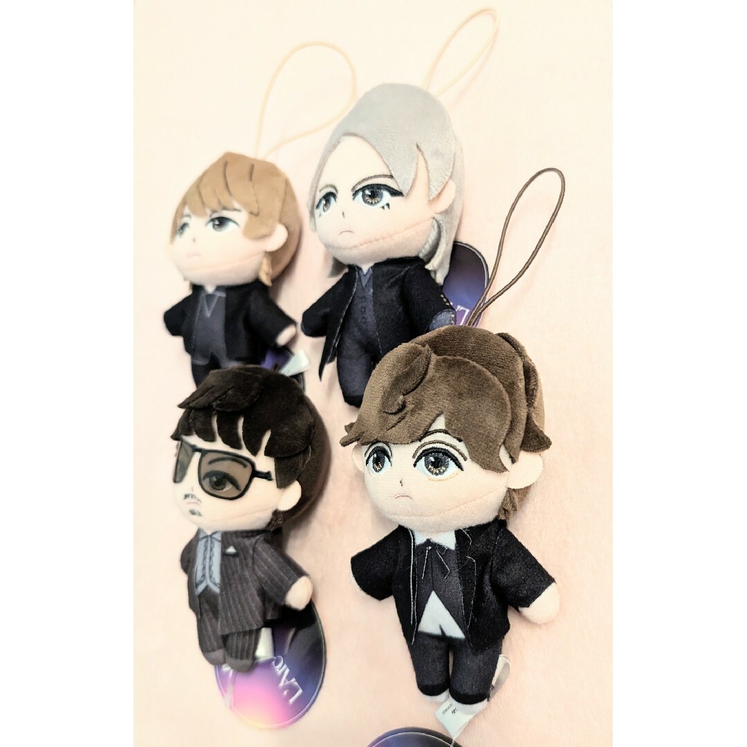 L'Arc~en~Ciel メンバーマスコットぬいぐるみ コンプセット ①の L'Arc~en~Ciel メンバーマスコットぬいぐるみ コンプセット ①の