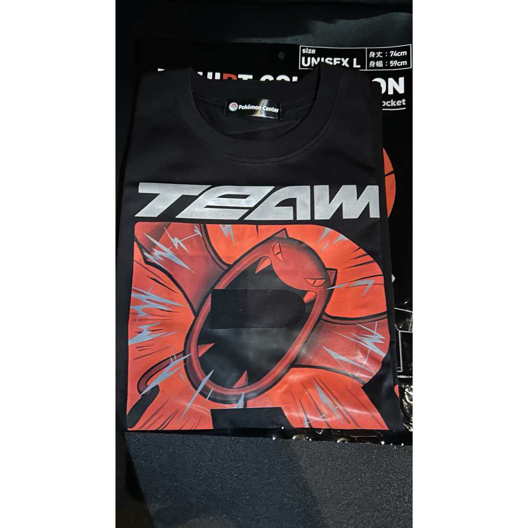 ポケモン - ポケモンセンター Team rocket ロケット団 Tシャツ L ポケモン - ポケモンセンター Team rocket ロケット団 Tシャツ L