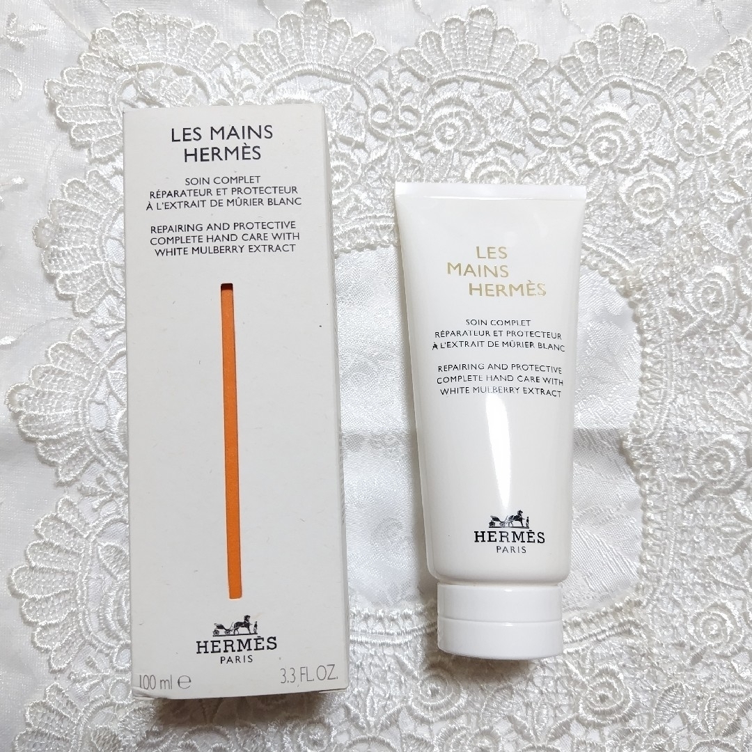 HERMES - エルメス HERMES 〈レ マン エルメス〉クレーム ハンド HERMES - エルメス HERMES 〈レ マン エルメス〉クレーム ハンド