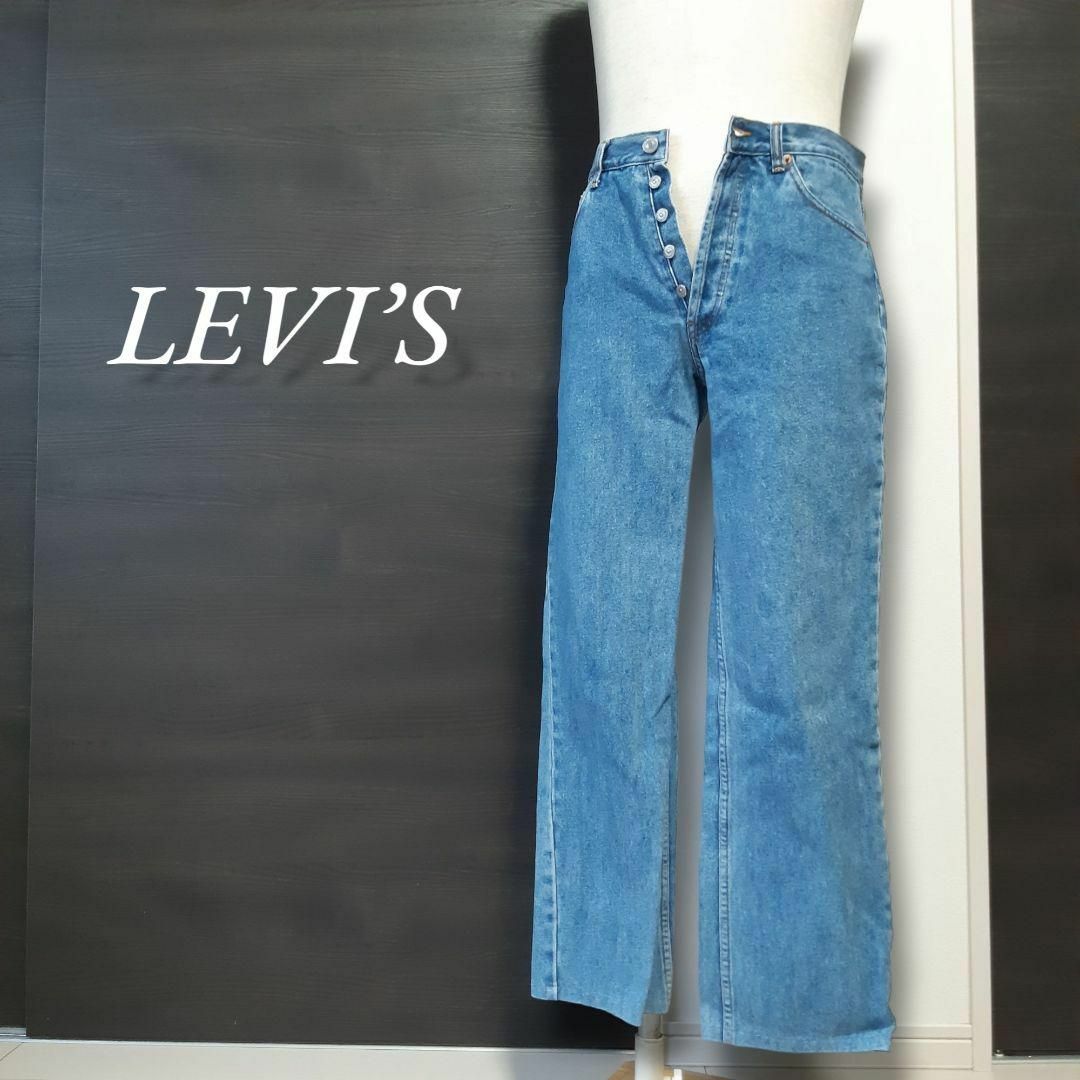 Levi's - 90's USA製 LEVI'S 501 w30 刻印 ストレートデニムの Levi's - 90's USA製 LEVI'S 501 w30 刻印 ストレートデニムの