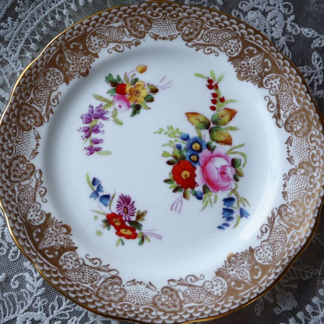 Aynsley China - ハマースレイ ドレスデンスプレイ トリオA Aynsley China - ハマースレイ ドレスデンスプレイ トリオA