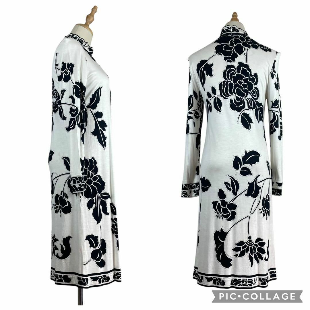 LEONARD - 【良品】レオナール☆シルクブレンドロングワンピース LEONARD - 【良品】レオナール☆シルクブレンドロングワンピース