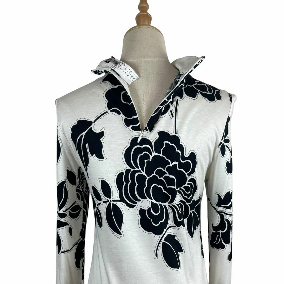 LEONARD - 【良品】レオナール☆シルクブレンドロングワンピース LEONARD - 【良品】レオナール☆シルクブレンドロングワンピース