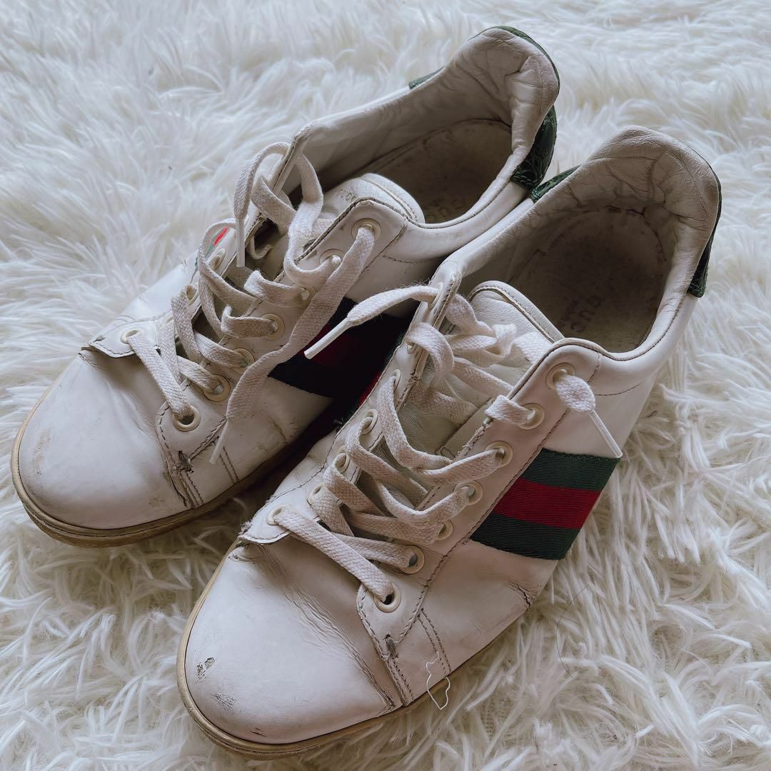 GUCCI - 高級 GUCCI グッチ シェリーライン ローカット GUCCI - 高級 GUCCI グッチ シェリーライン ローカット