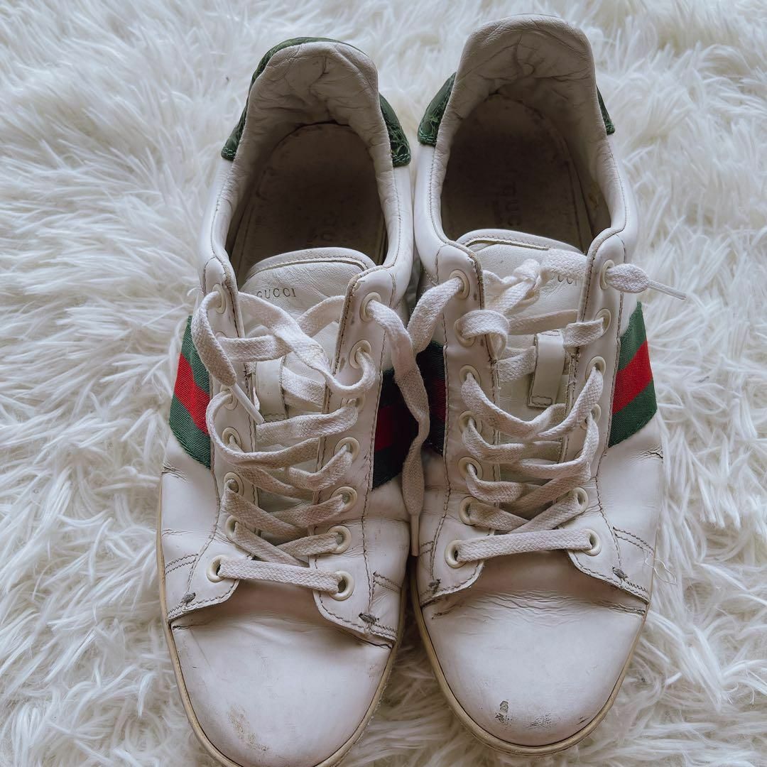 GUCCI - 高級 GUCCI グッチ シェリーライン ローカット GUCCI - 高級 GUCCI グッチ シェリーライン ローカット