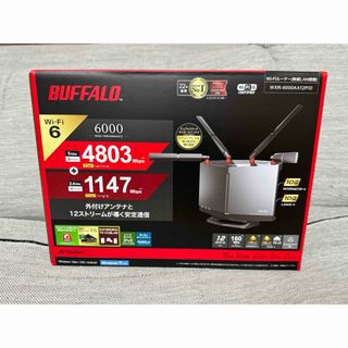 Buffalo - BUFFALO WXR-6000AX12S Wi-Fi6対応・Wi-Fiルーターの Buffalo - BUFFALO WXR-6000AX12S Wi-Fi6対応・Wi-Fiルーターの