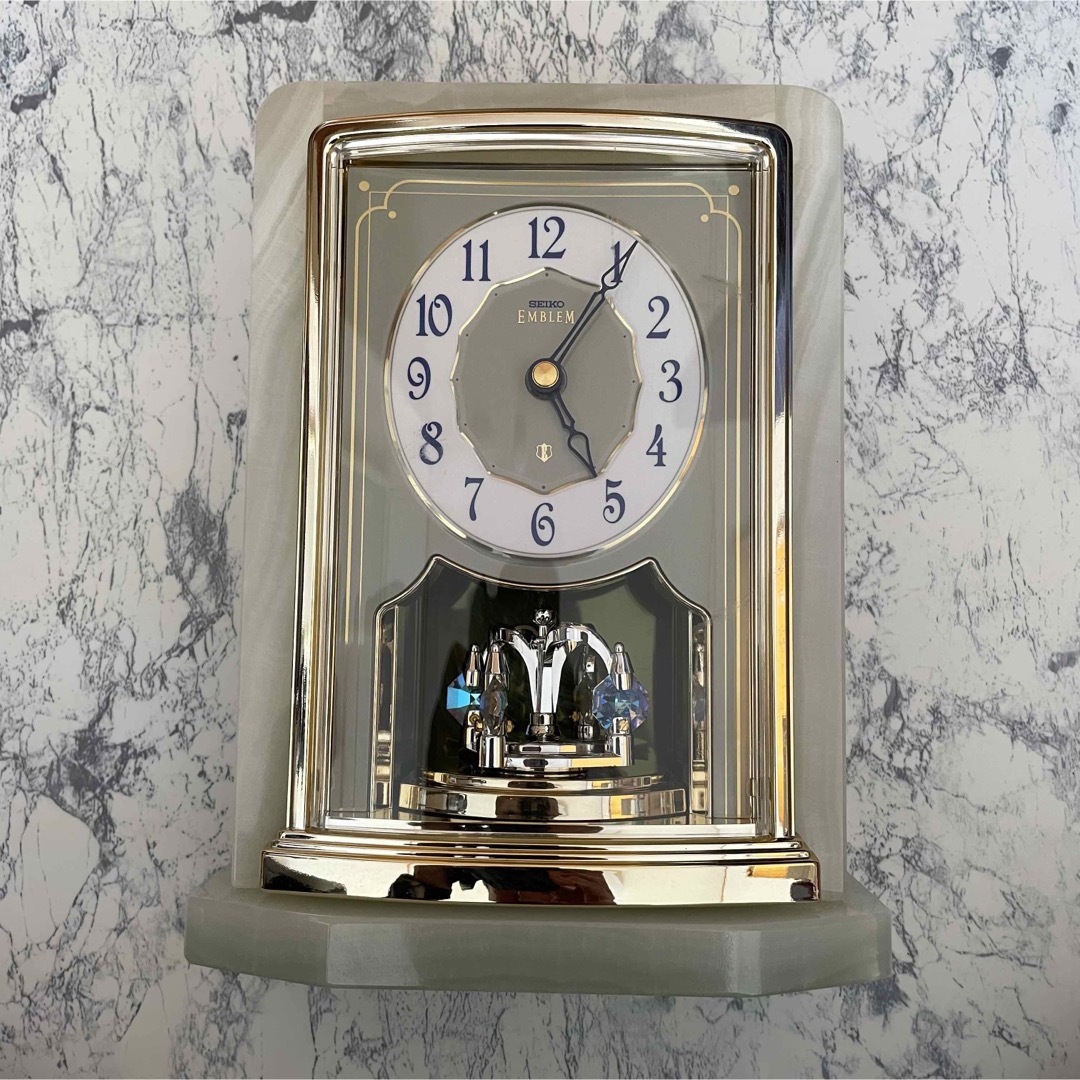SEIKO - セイコー クロック/ SEIKO CLOCK EMBLEM 置時計の通販 SEIKO - セイコー クロック/ SEIKO CLOCK EMBLEM 置時計の通販