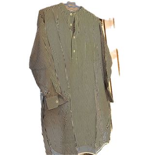 TICCA - 【美品】22SS ティッカ リネンノーカラーシャツ TICCA - 【美品】22SS ティッカ リネンノーカラーシャツ